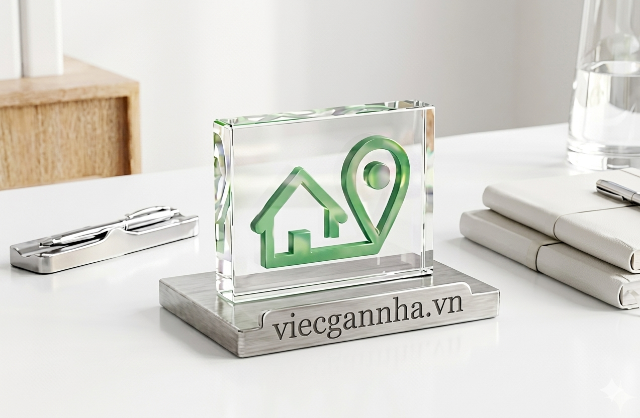 ViecGanNha 3D Logo